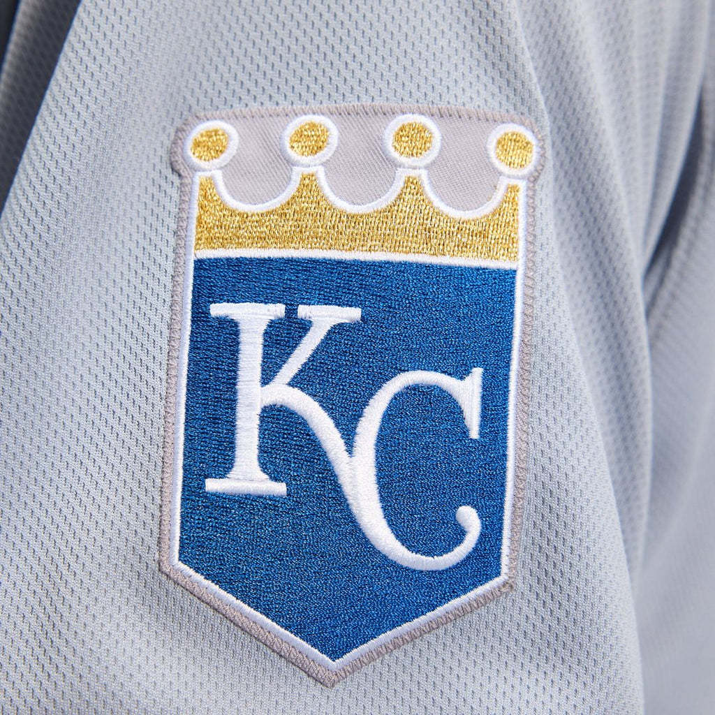 Men's Kansas City Royals Gray 2022 Road MLB Baseball Jersey - view 14