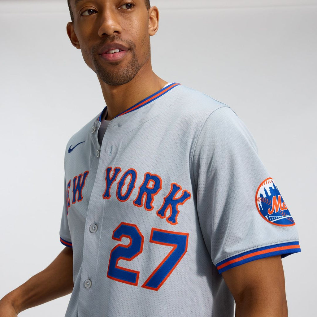 Men's New York Mets Mark Vientos Gray All-Star Limited MLB Baseball Jersey - view 11