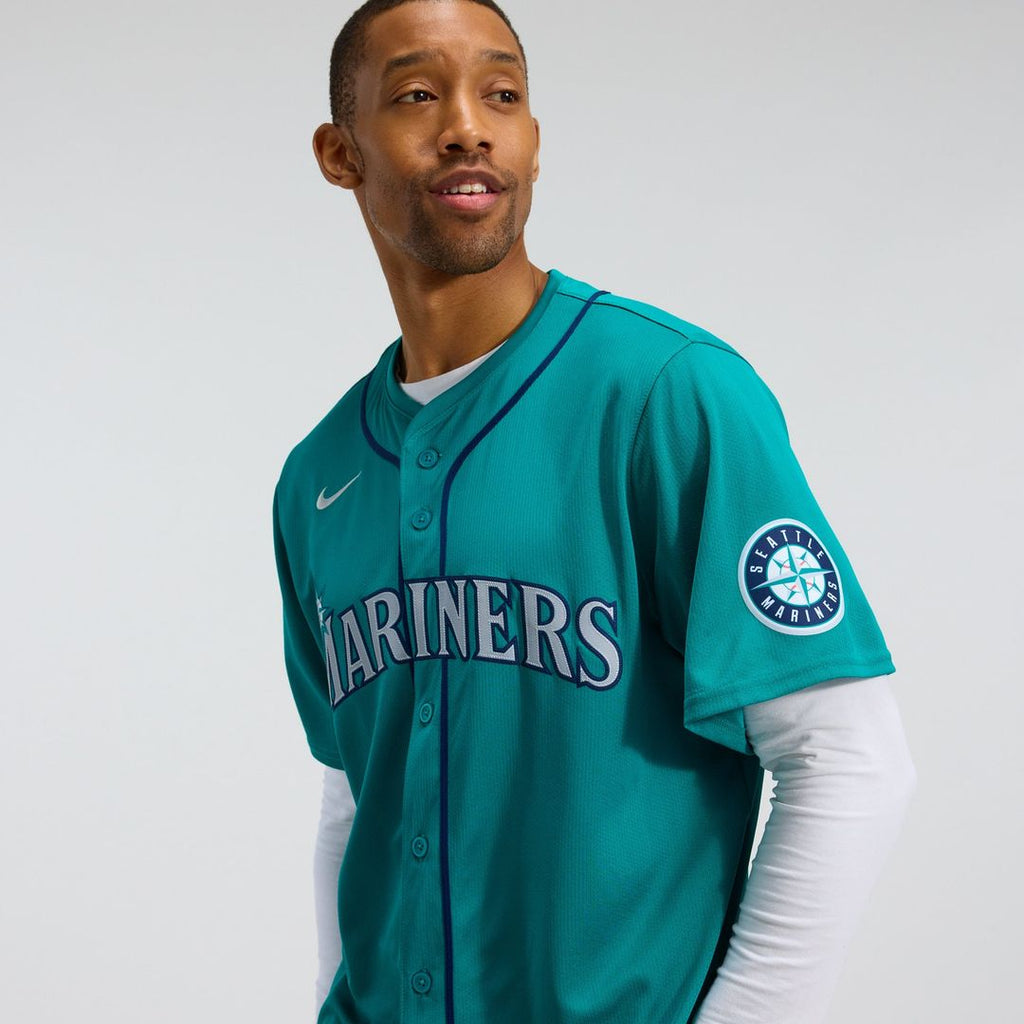 Men's Seattle Mariners Cal Raleigh Teal Alternate Limited MLB Baseball Jersey - view 25