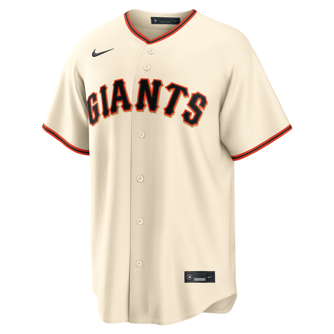 Men's San Francisco Giants Cream Home Replica MLB Baseball Jersey - view 2