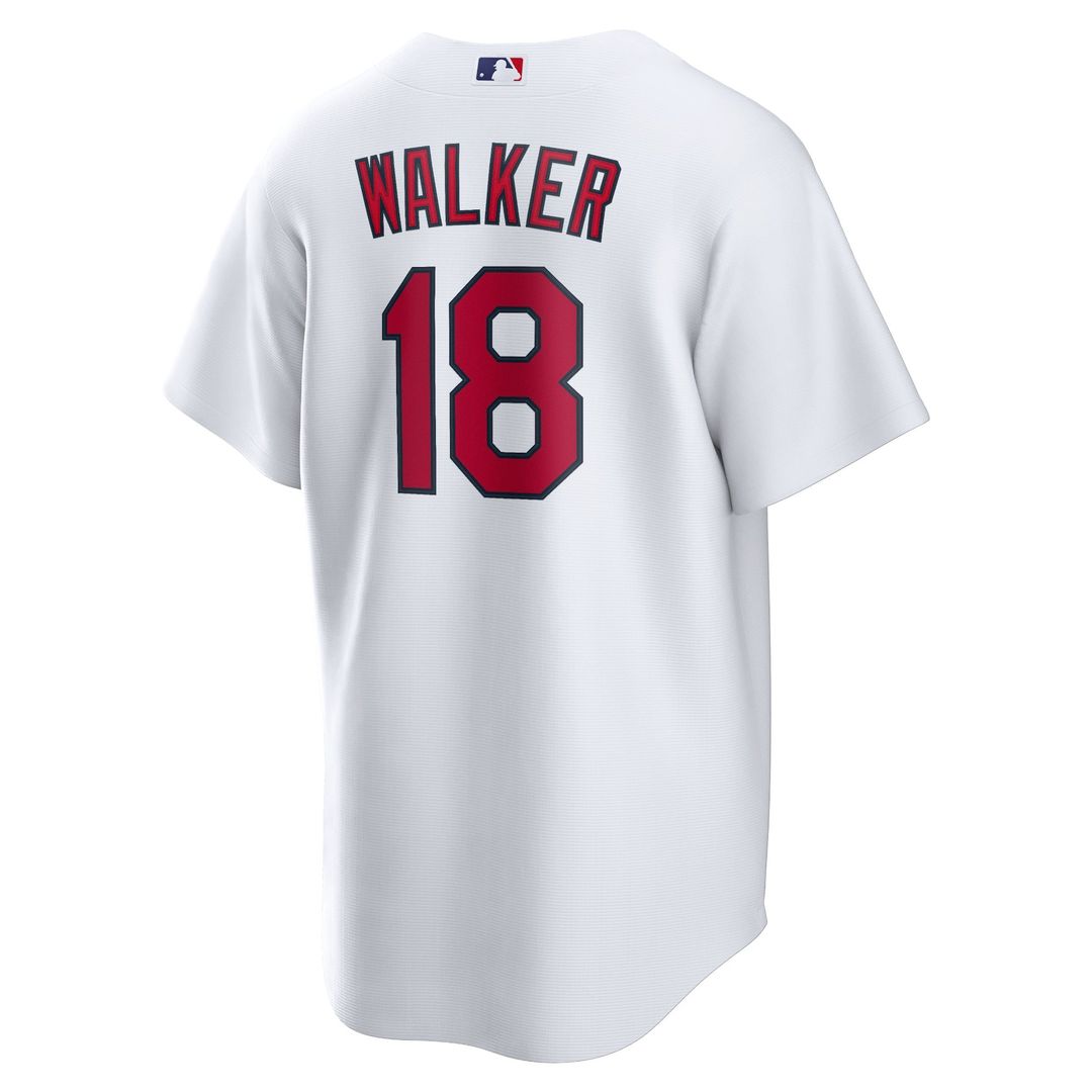 Men's St. Louis Cardinals Jordan Walker White Home Replica MLB Baseball Jersey - view 3