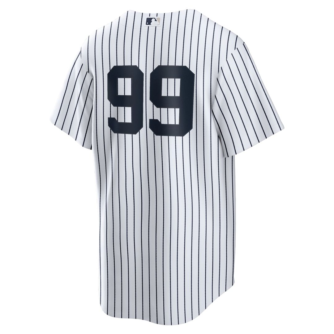 Men's New York Yankees Aaron Judge White Home Replica MLB Baseball Jersey - view 3