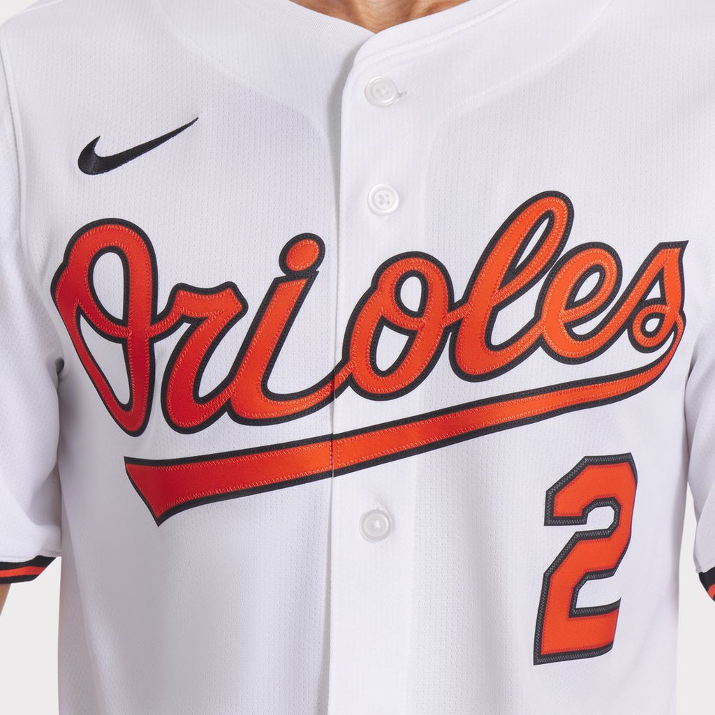 Men's Baltimore Orioles Gunnar Henderson White Home Limited MLB Baseball Jersey - view 19