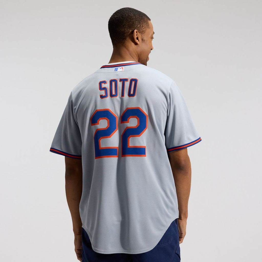 Men's New York Mets Juan Soto Gray Road Replica MLB Baseball Jersey - view 17