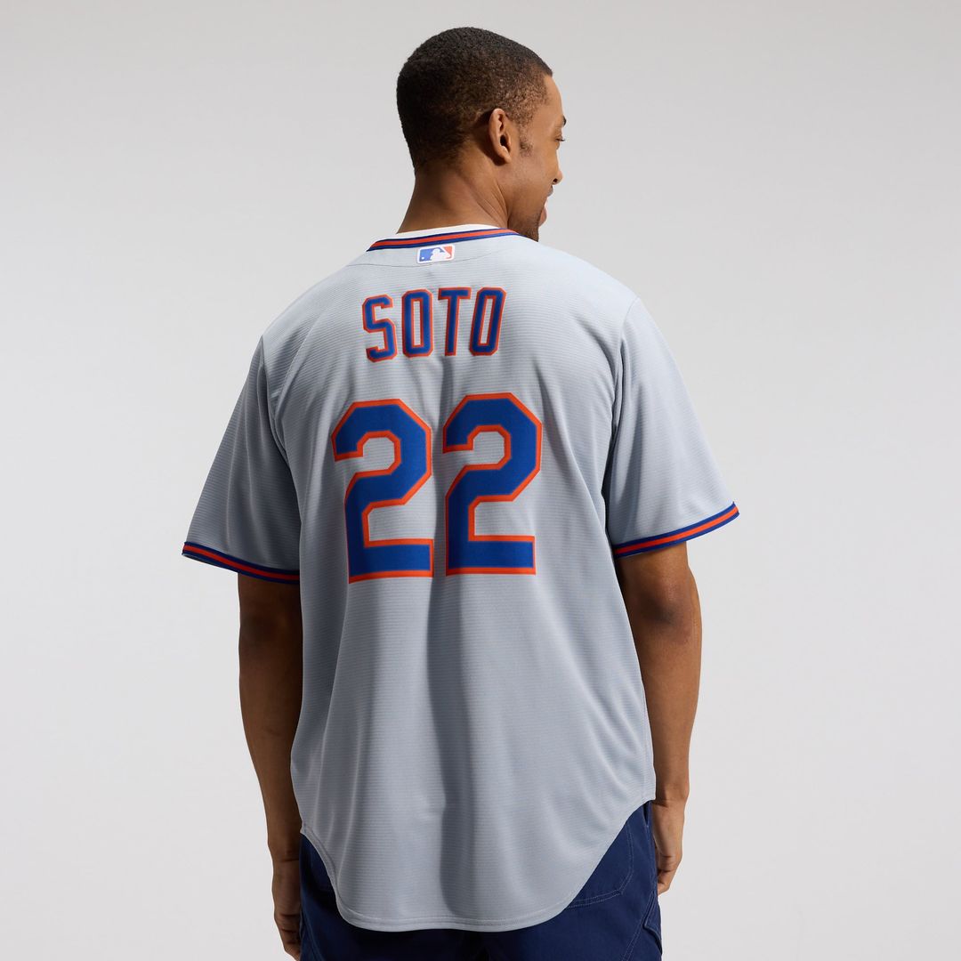 Men's New York Mets Juan Soto Gray Road Replica MLB Baseball Jersey - view 17