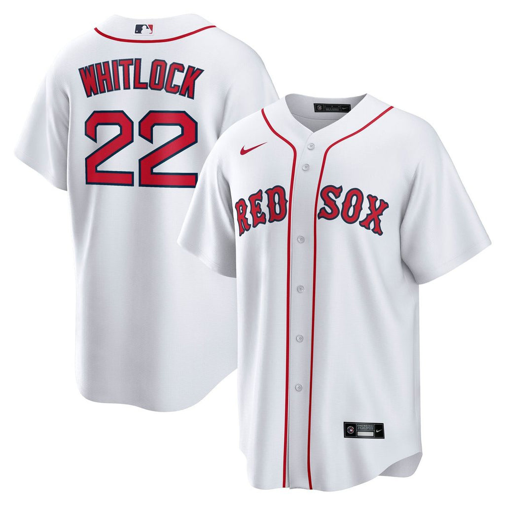 Men's Boston Red Sox Garrett Whitlock White Home Replica MLB Baseball Jersey - view 1