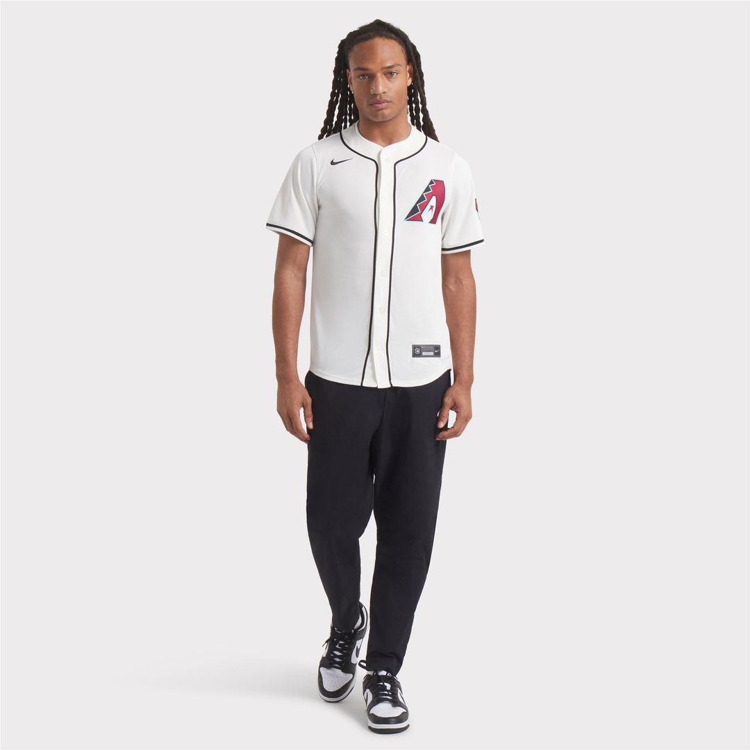 Men's Arizona Diamondbacks White Home Limited MLB Baseball Jersey - view 7
