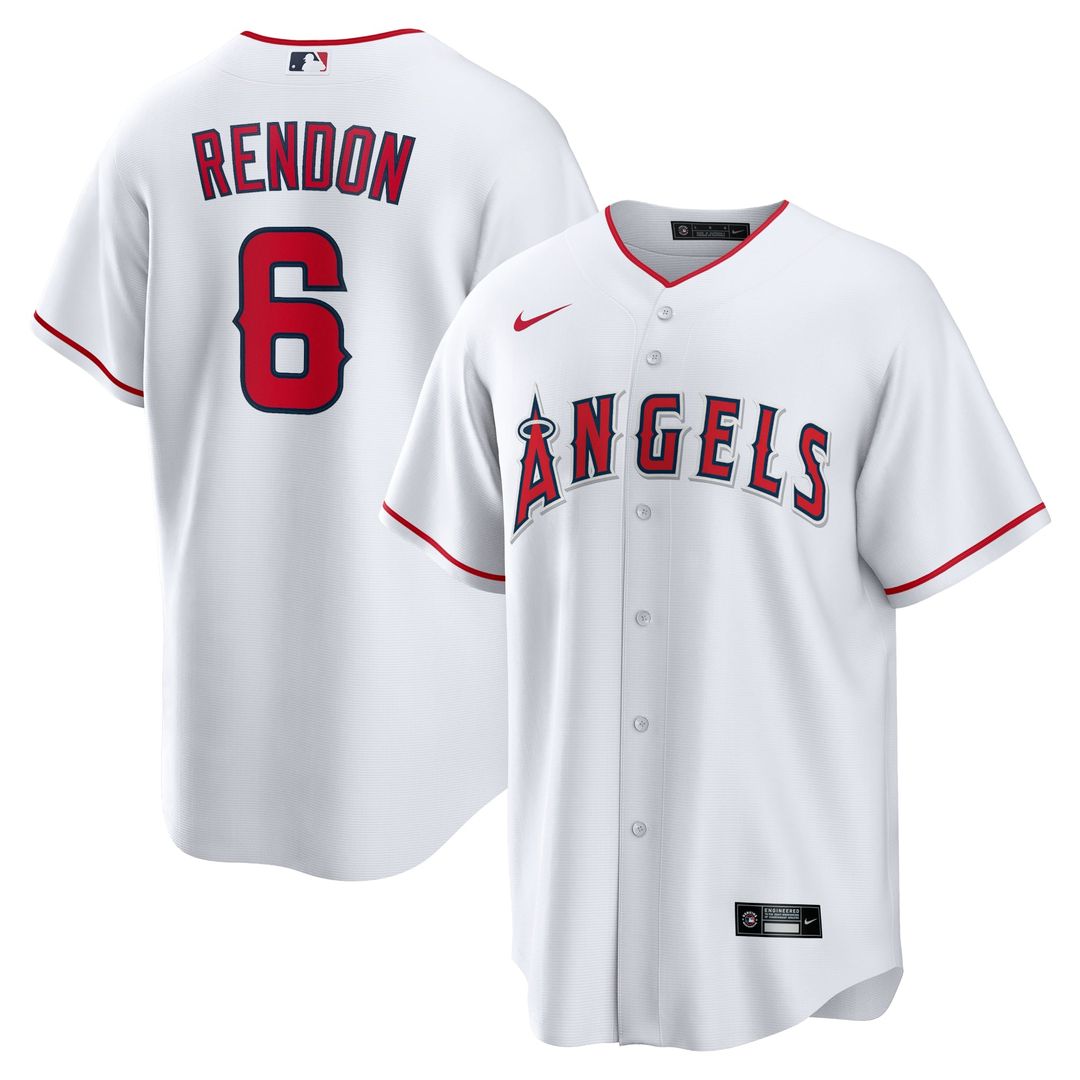 Men's Los Angeles Angels Anthony Rendon White Home Replica Player Name MLB Baseball Jersey - view 1