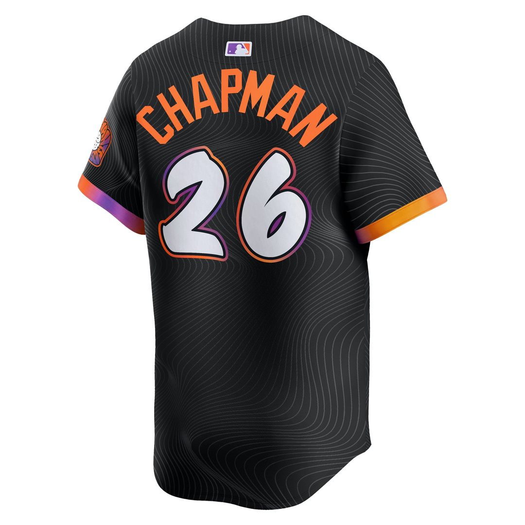 Men's San Francisco Giants Matt Chapman Anthracite 2025 City Connect Limited MLB Baseball Jersey - view 3