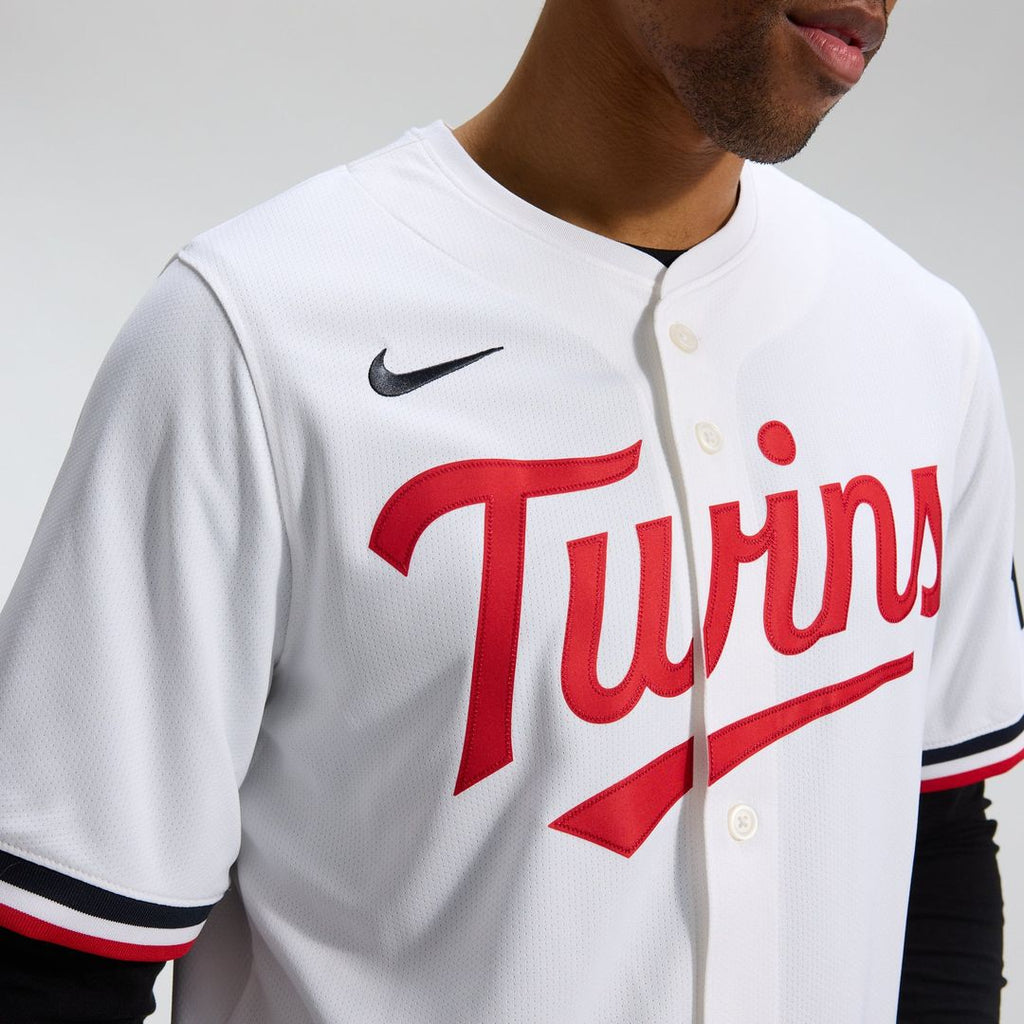 Men's Minnesota Twins White Home Limited MLB Baseball Jersey - view 9