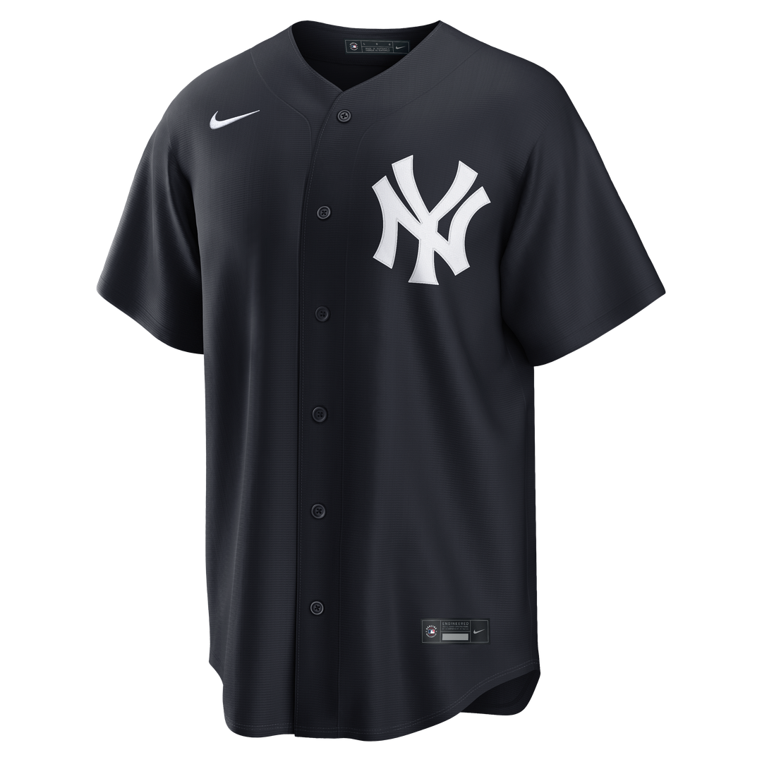 Men's New York Yankees Navy Alternate Replica MLB Baseball Jersey - view 2