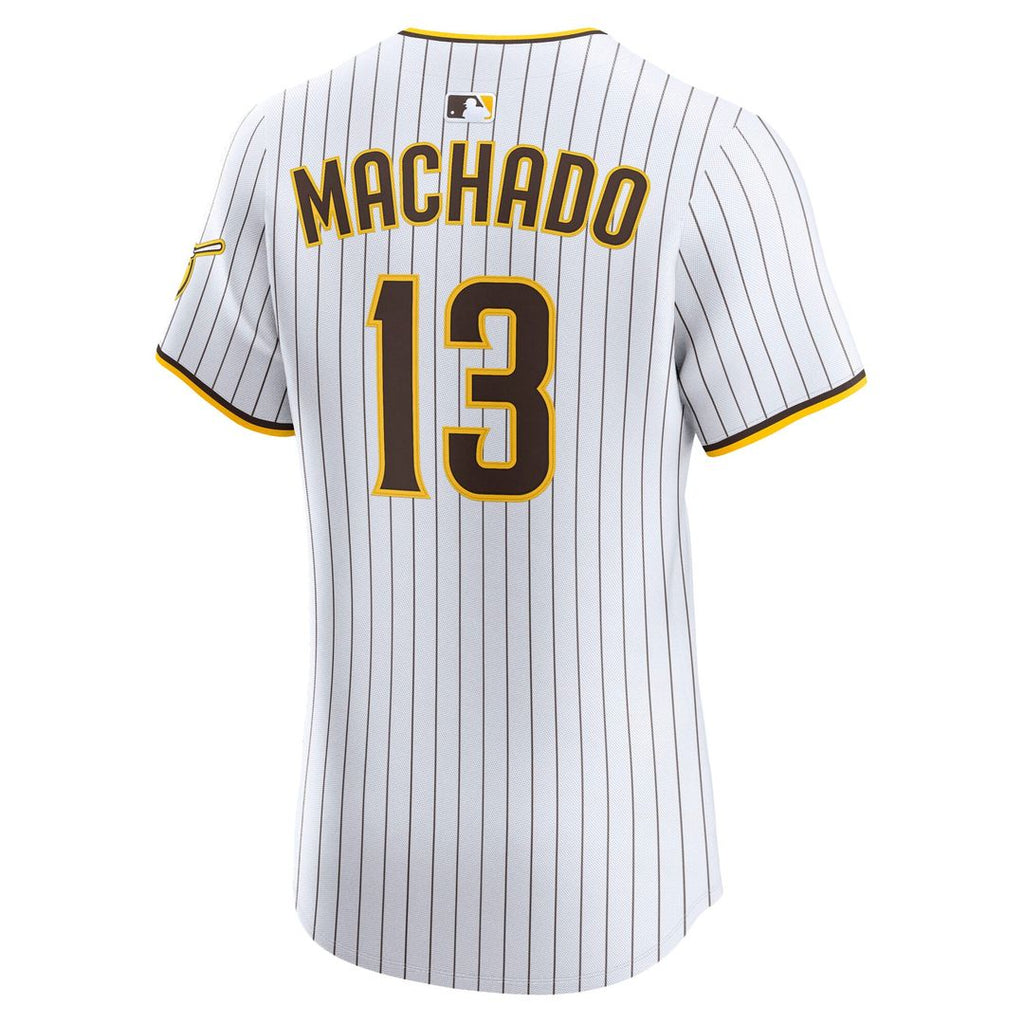 Men's San Diego Padres Manny Machado White Home Elite MLB Baseball Jersey - view 3