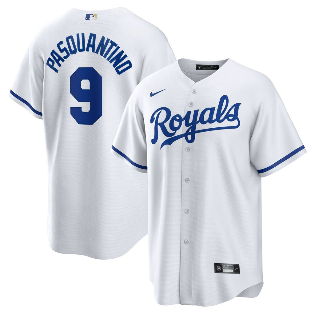 Men's Kansas City Royals Vinnie Pasquantino White Home Replica MLB Baseball Jersey - view 1