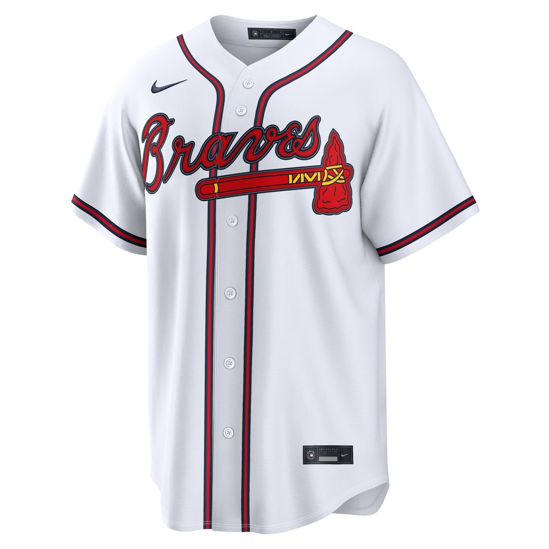 Men's Atlanta Braves Austin Riley Navy Alternate Replica MLB Baseball Jersey - view 8
