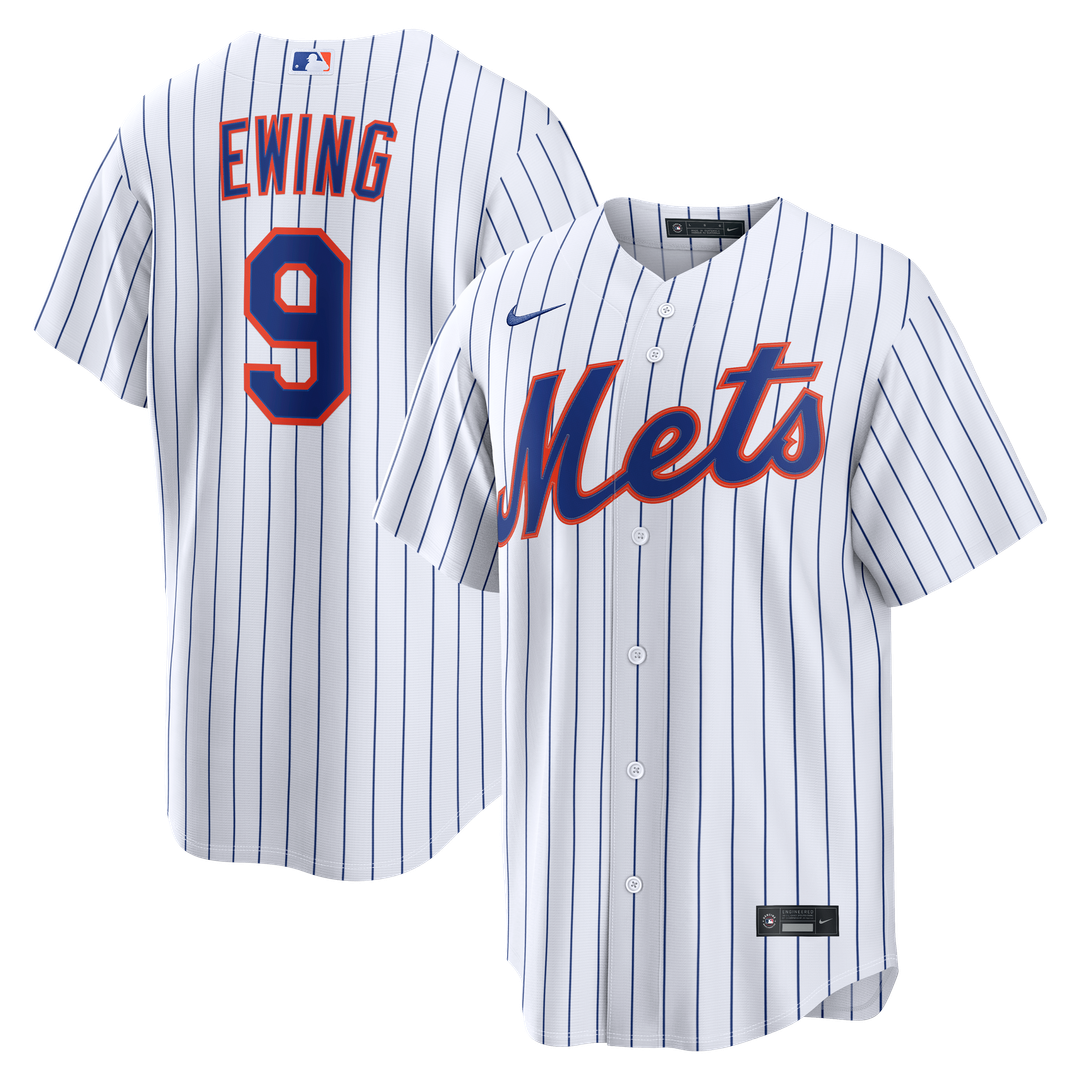 Men's New York Mets AJ Ewing White Home Replica MLB Baseball Jersey - view 1
