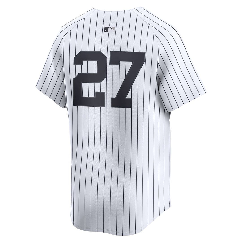 Men's New York Yankees Giancarlo Stanton White Home Limited MLB Baseball Jersey - view 3