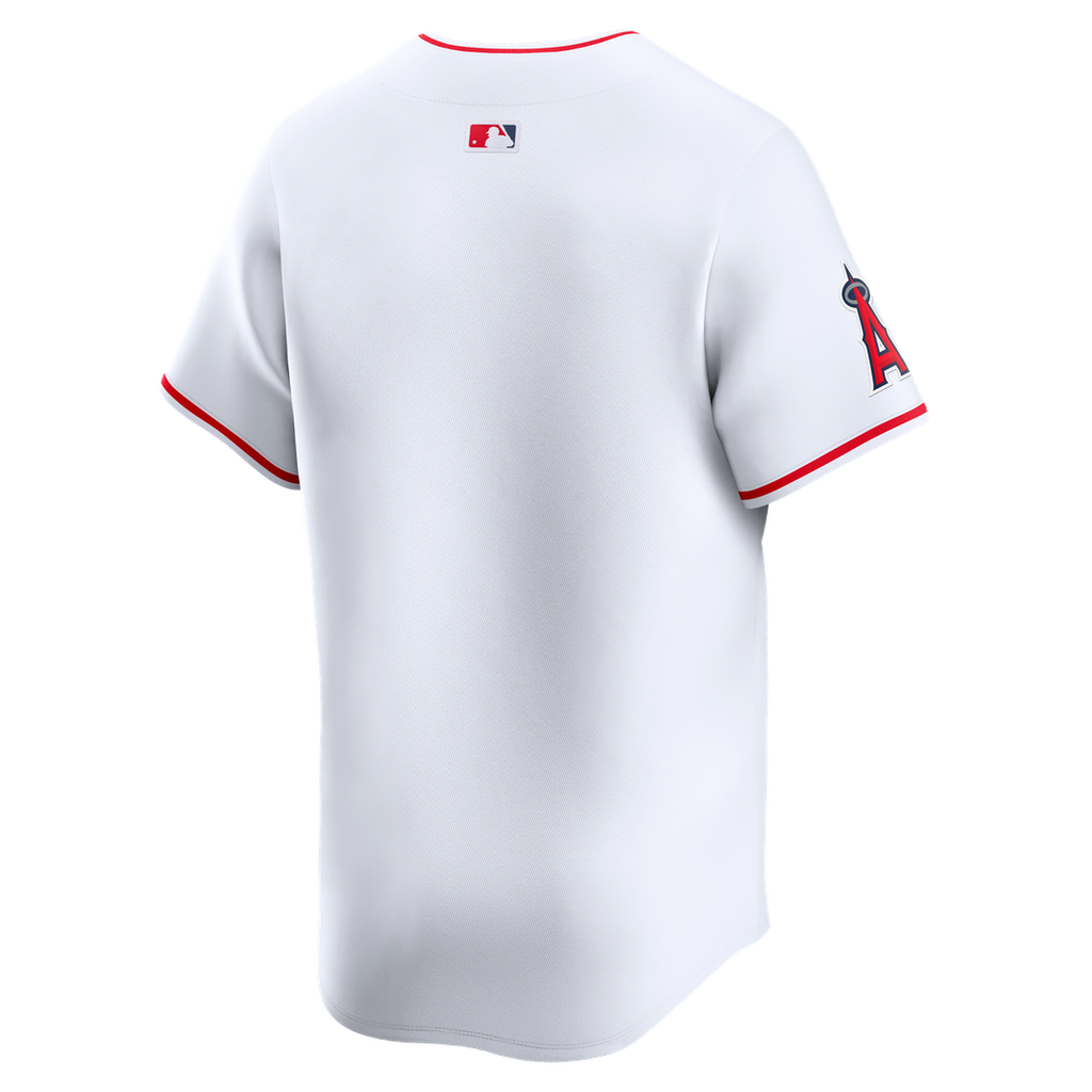 Men's Los Angeles Angels White Home Limited MLB Baseball Jersey - view 6
