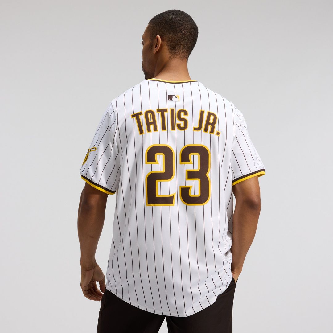 Men's San Diego Padres Fernando Tatis Jr. Khaki Alternate Limited MLB Baseball Jersey - view 9