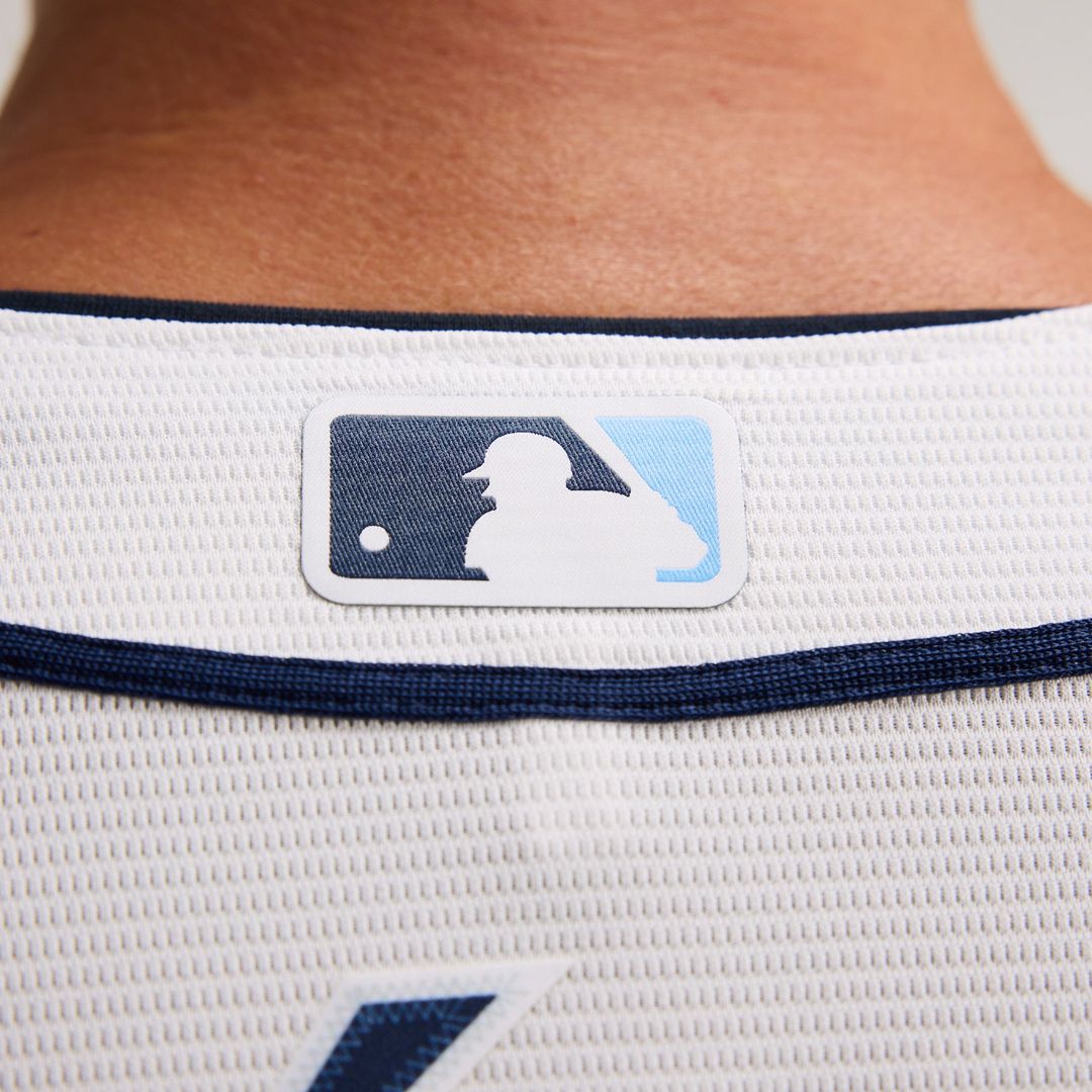 Men's Tampa Bay Rays Yandy Díaz White Home Replica MLB Baseball Jersey - view 13
