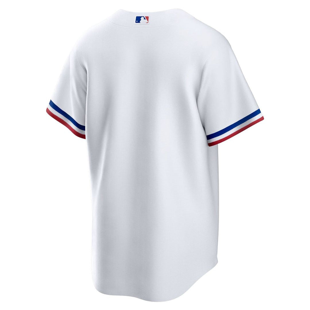 Men's Texas Rangers White Home Replica MLB Baseball Jersey - view 7