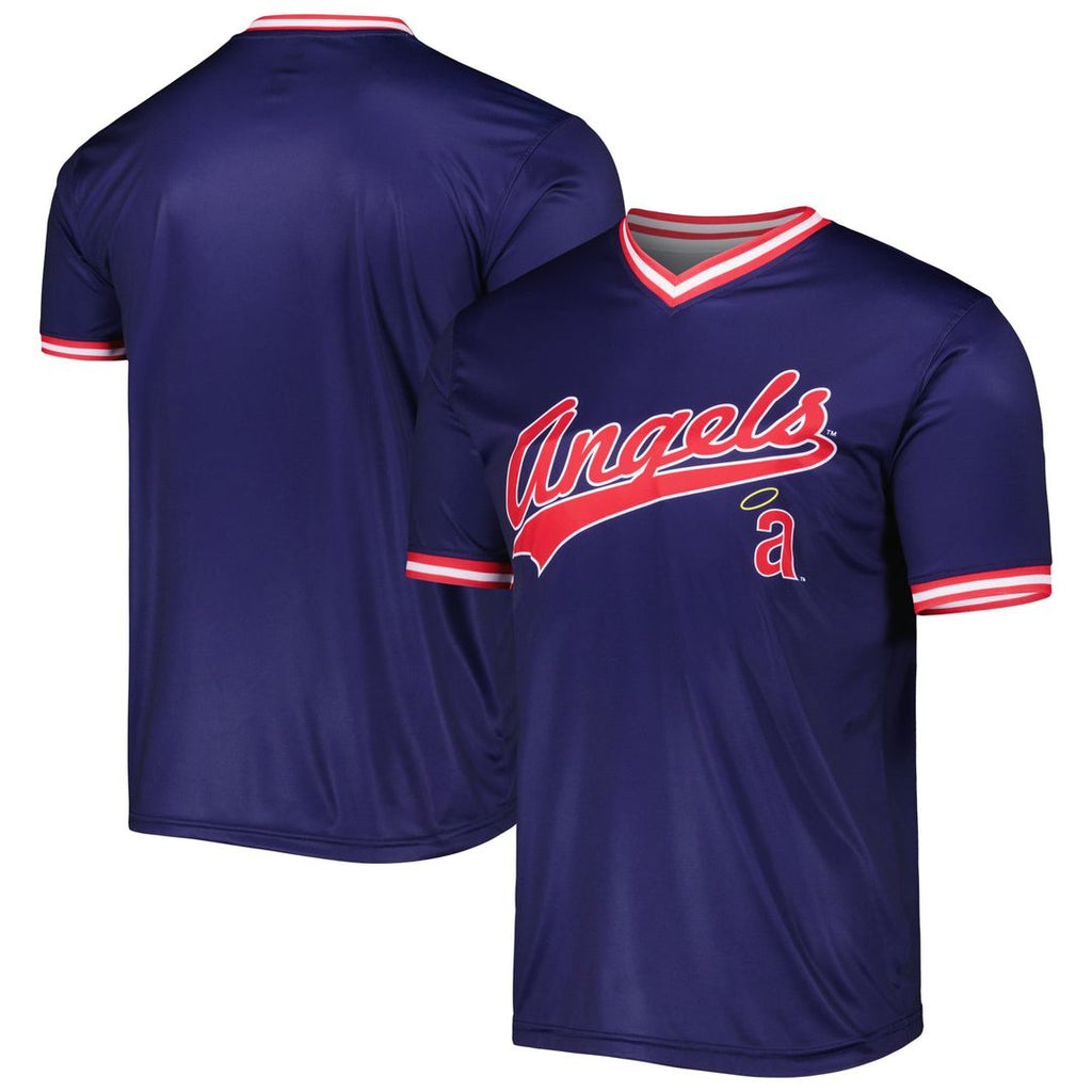 Men's California Angels Navy Cooperstown Collection MLB Baseball Jersey - view 1