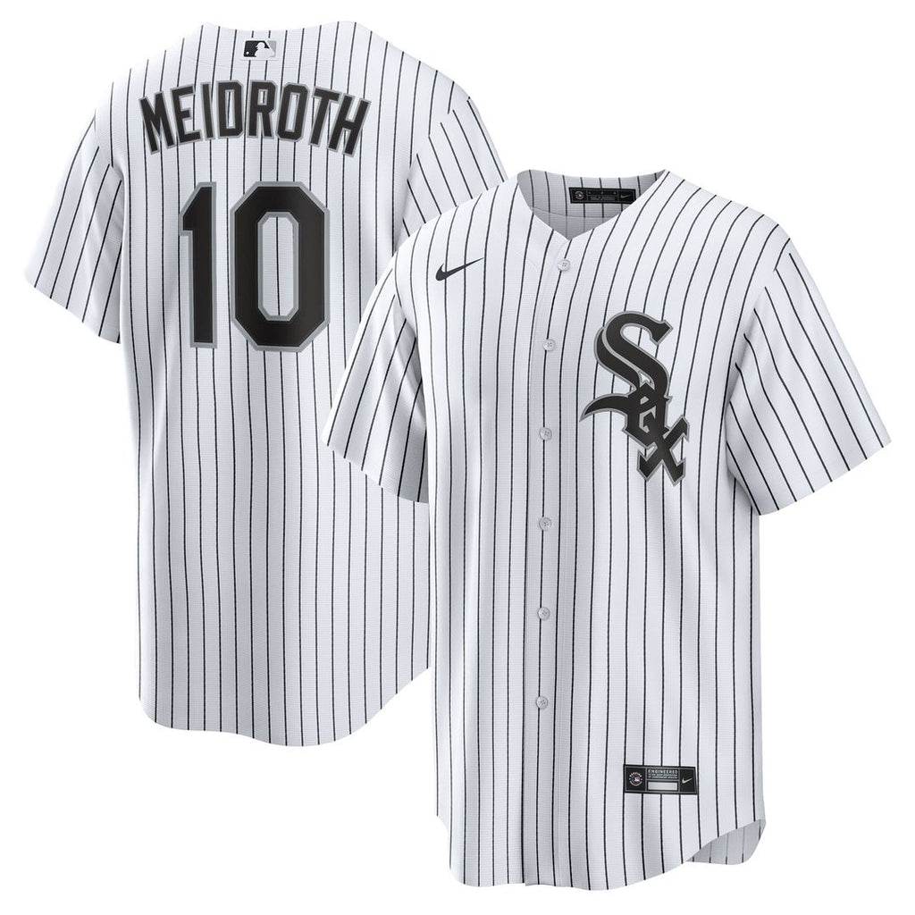 Men's Chicago White Sox Chase Meidroth White Home Replica MLB Baseball Jersey - view 1