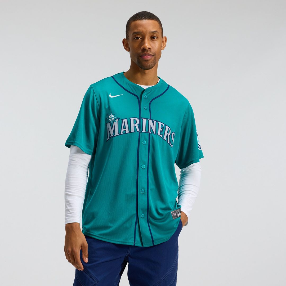 Men's Seattle Mariners Cal Raleigh Teal Alternate Limited MLB Baseball Jersey - view 17