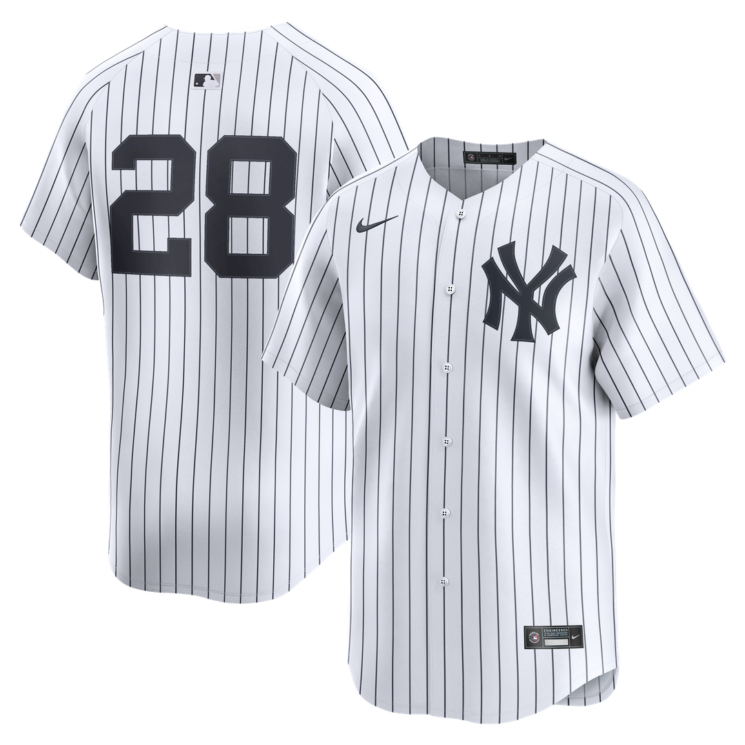 Men's New York Yankees Austin Wells White Home Limited MLB Baseball Jersey - view 1