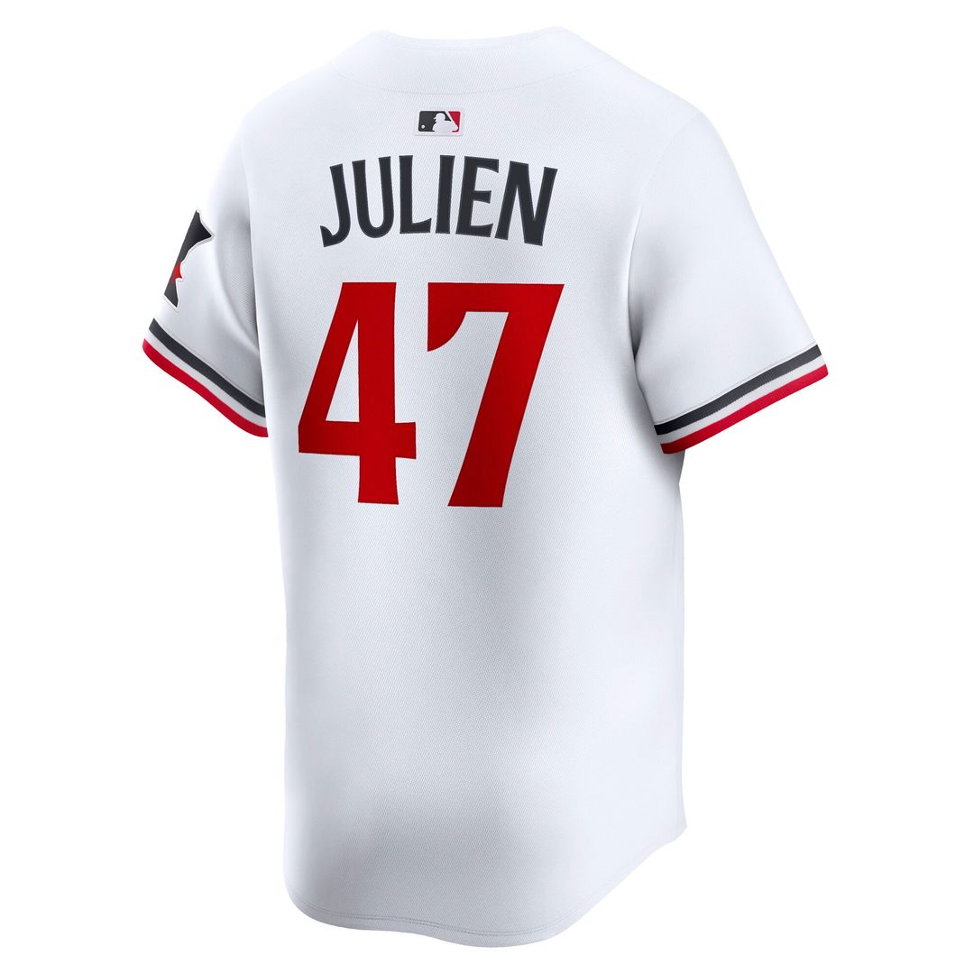 Men's Minnesota Twins Edouard Julien White Home Limited MLB Baseball Jersey - view 3