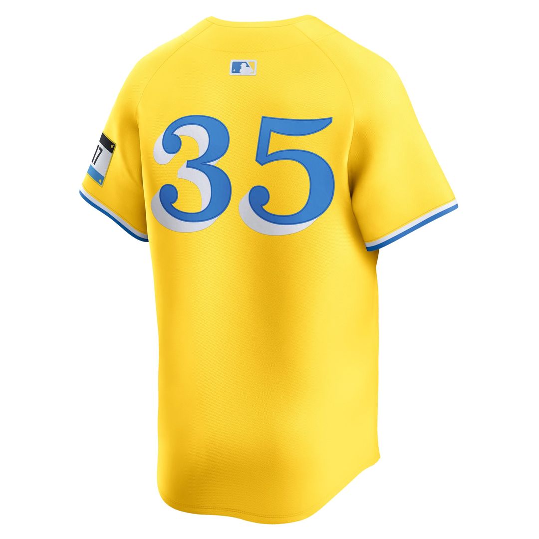 Men's Boston Red Sox Garrett Crochet Gold Alternate Limited MLB Baseball Jersey - view 3