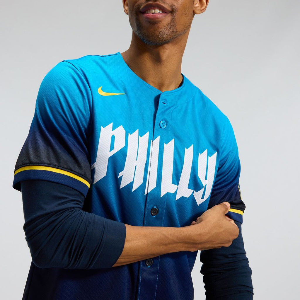Men's Philadelphia Phillies Navy City Connect Limited MLB Baseball Jersey - view 10