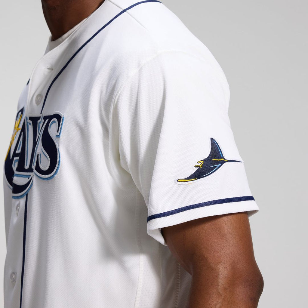Men's Tampa Bay Rays White Home MLB Baseball Jersey - view 9