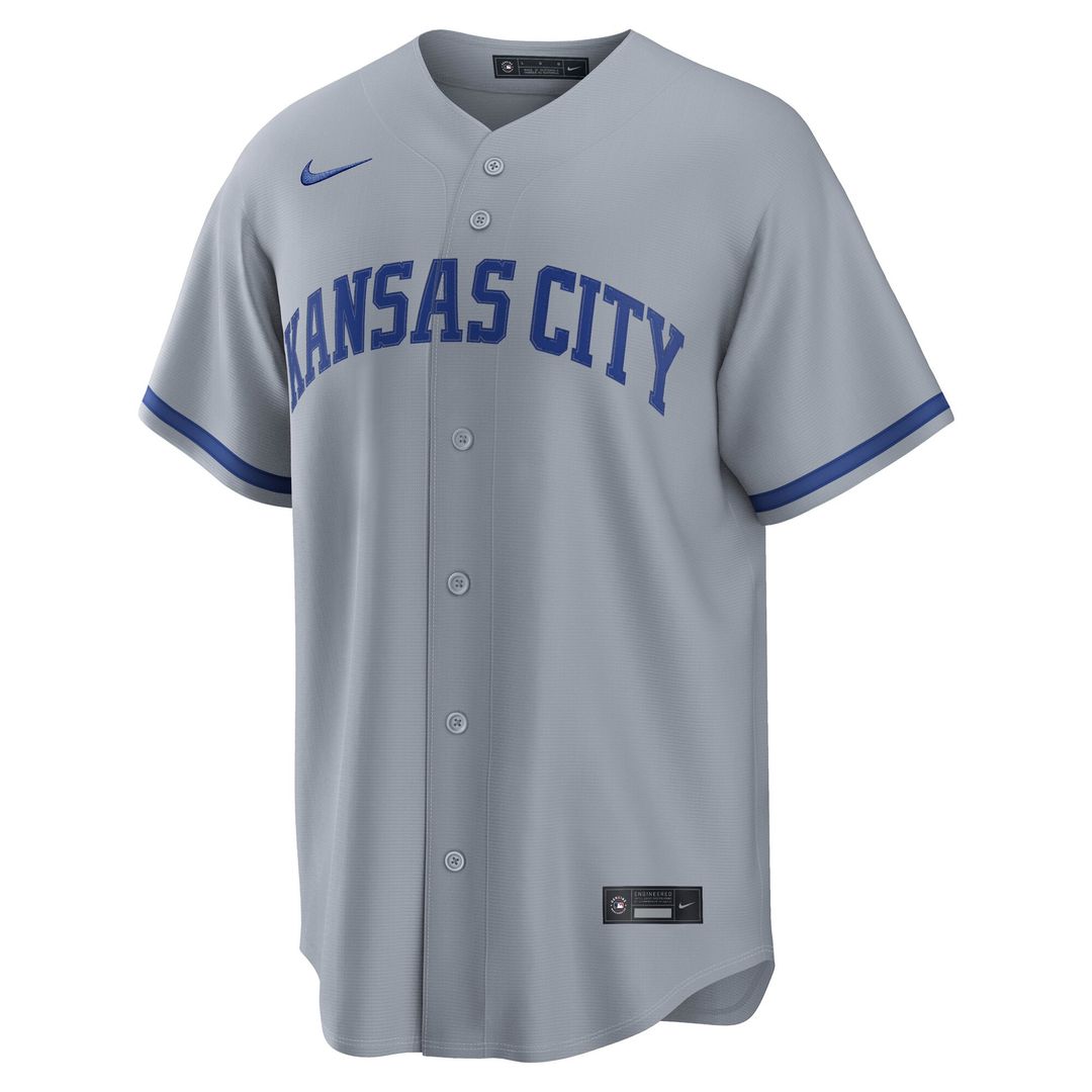 Men's Kansas City Royals Bobby Witt Jr. Light Blue Alternate Replica MLB Baseball Jersey - view 8