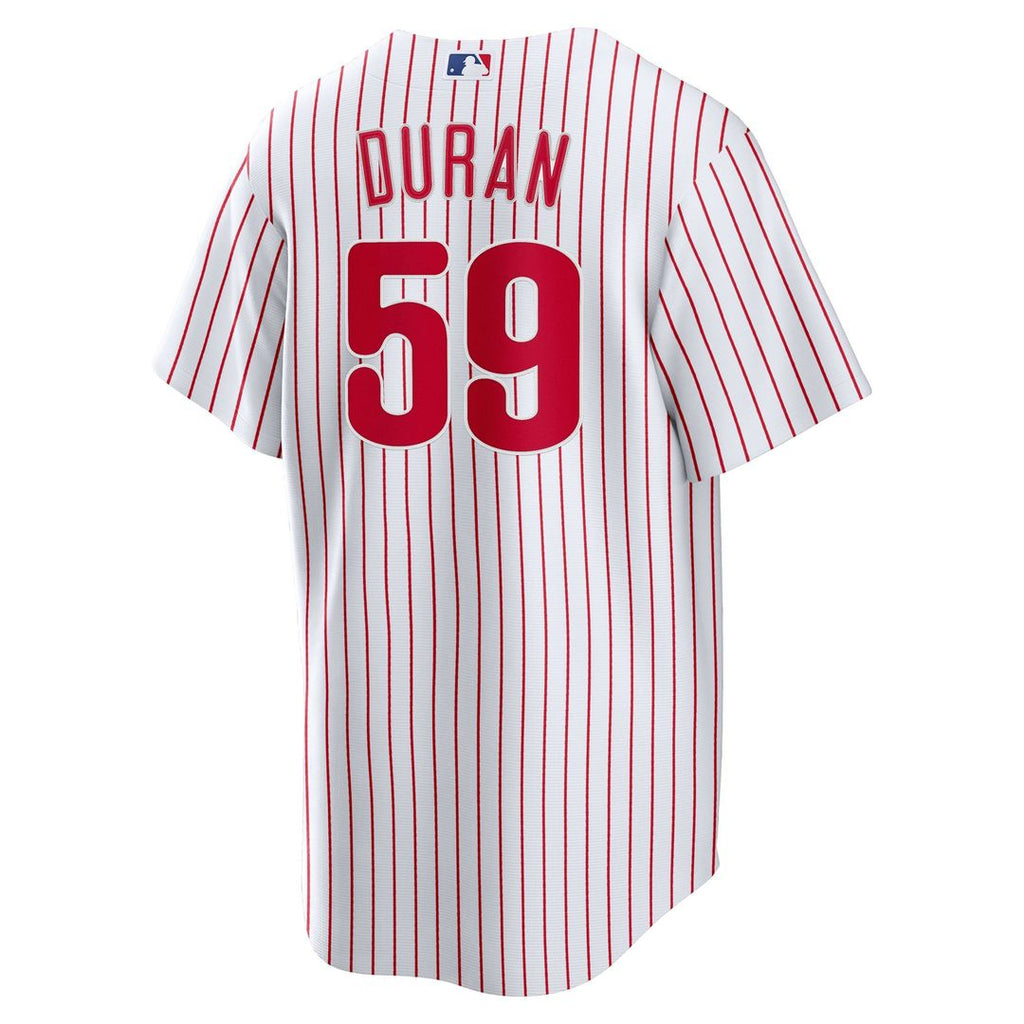 Men's Philadelphia Phillies Jhoan Duran White Home Replica MLB Baseball Jersey - view 3