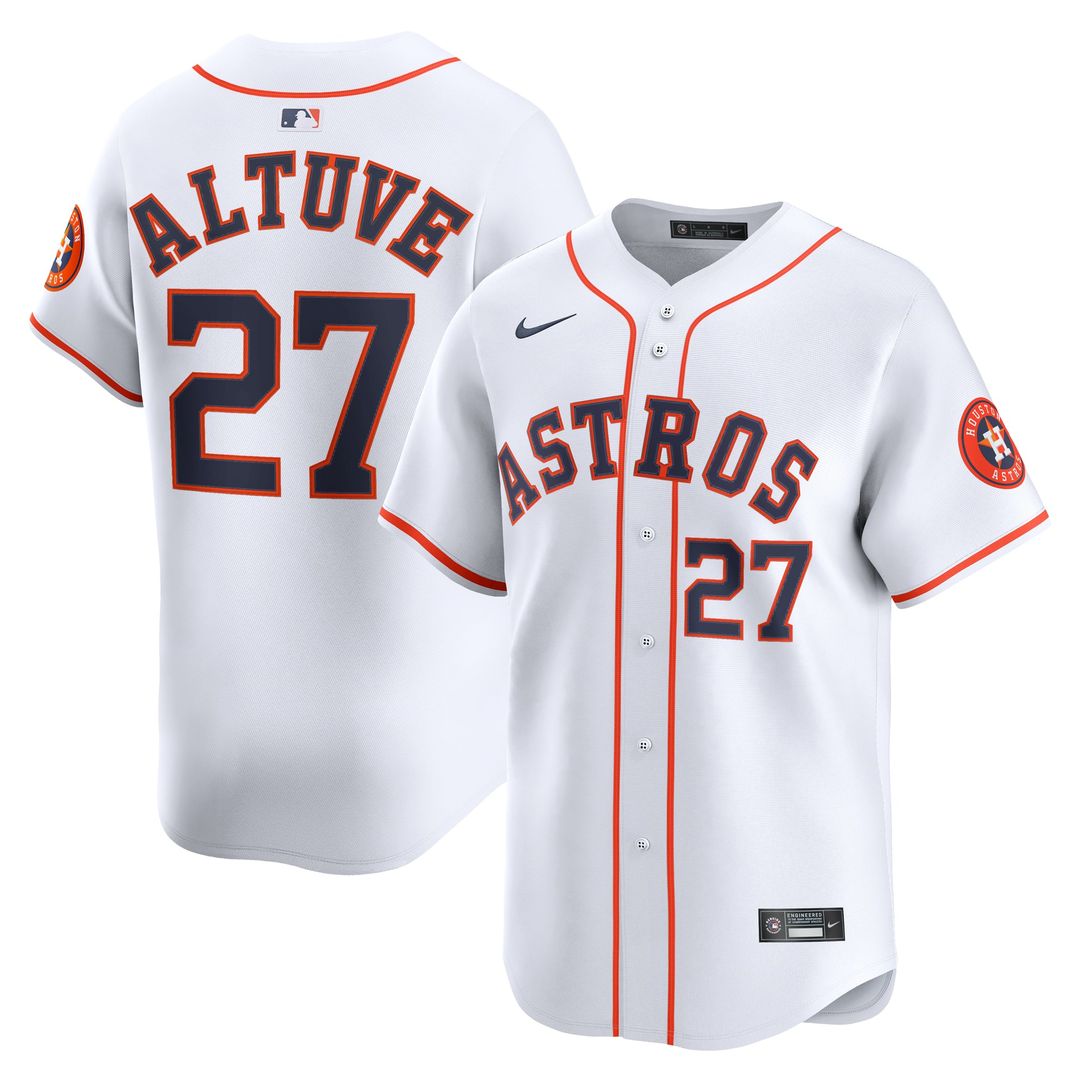 Men's Houston Astros Jose Altuve Orange Alternate Limited MLB Baseball Jersey - view 7