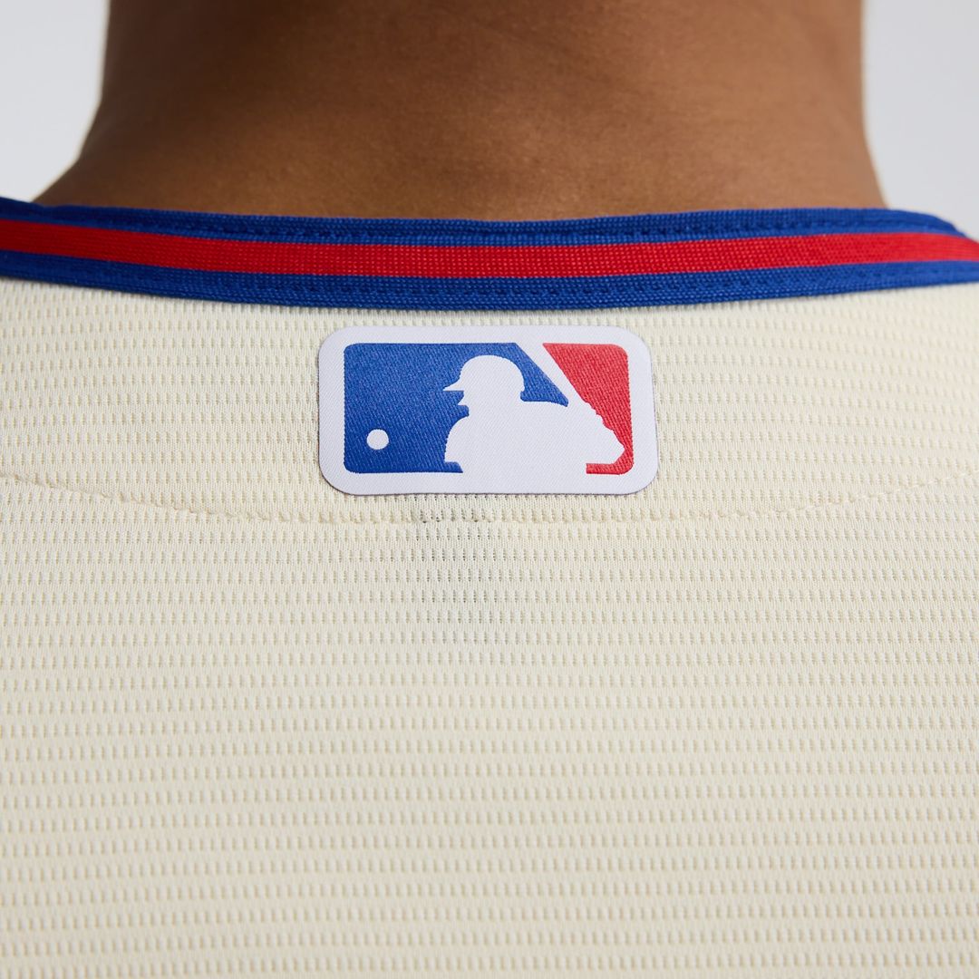 Men's Philadelphia Phillies Cream Alternate Replica MLB Baseball Jersey - view 11