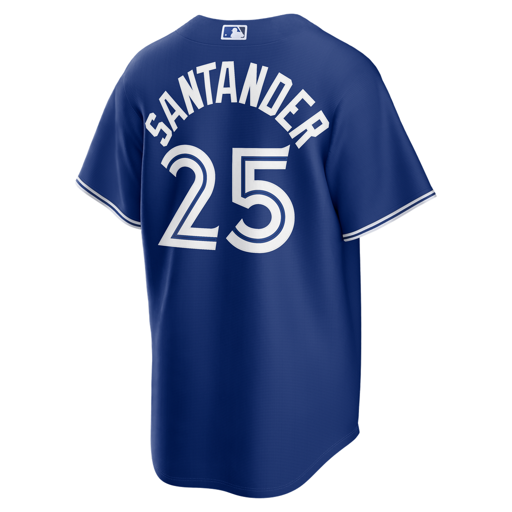 Men's Toronto Blue Jays Anthony Santander Royal Alternate Replica MLB Baseball Jersey - view 6