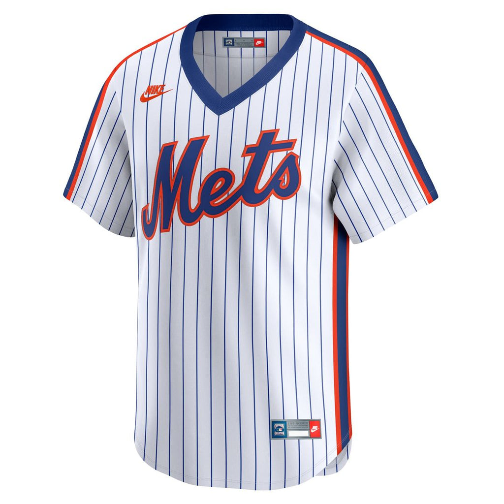 Men's New York Mets White Cooperstown Collection Limited MLB Baseball Jersey - view 2