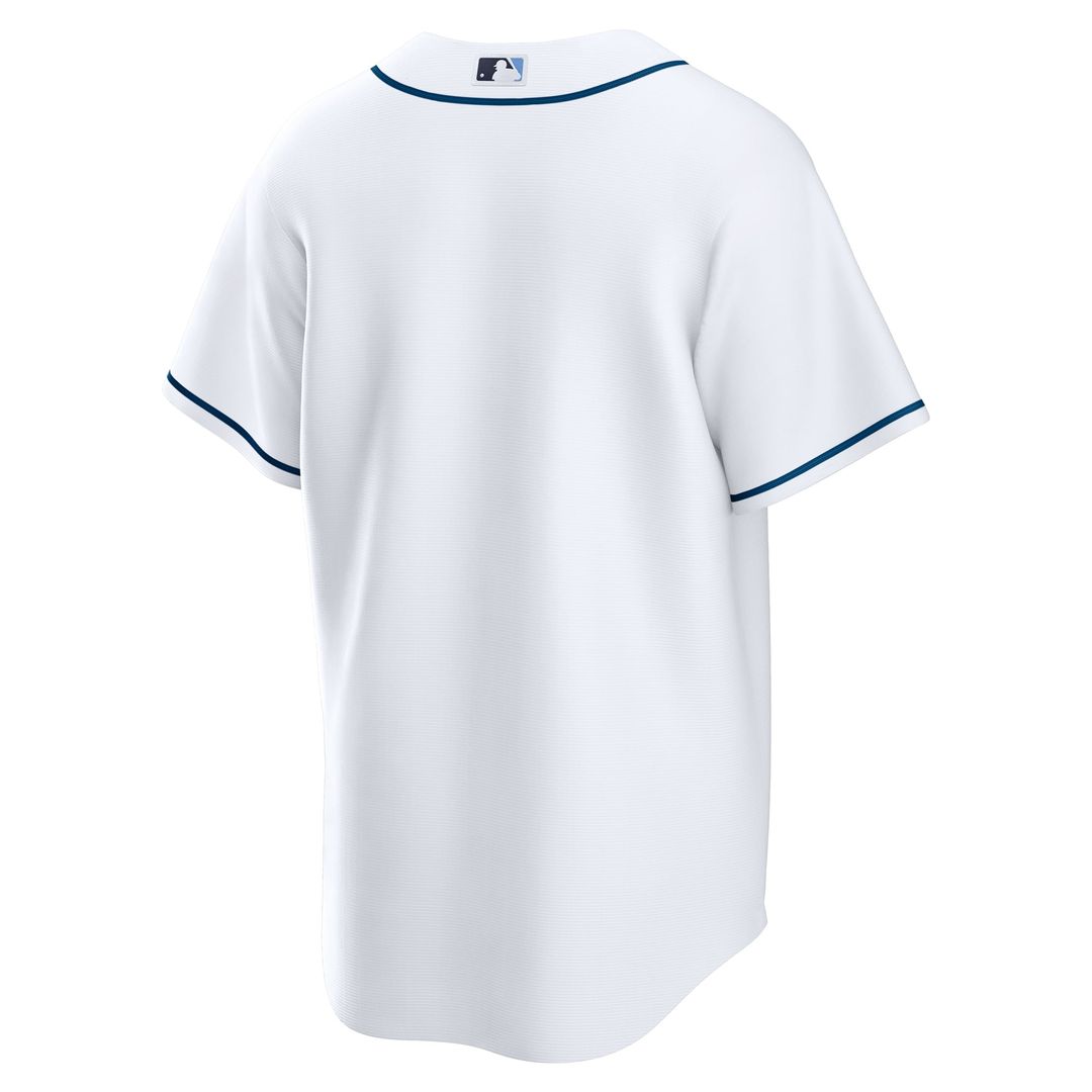 Men's Tampa Bay Rays White Home Replica MLB Baseball Jersey - view 3