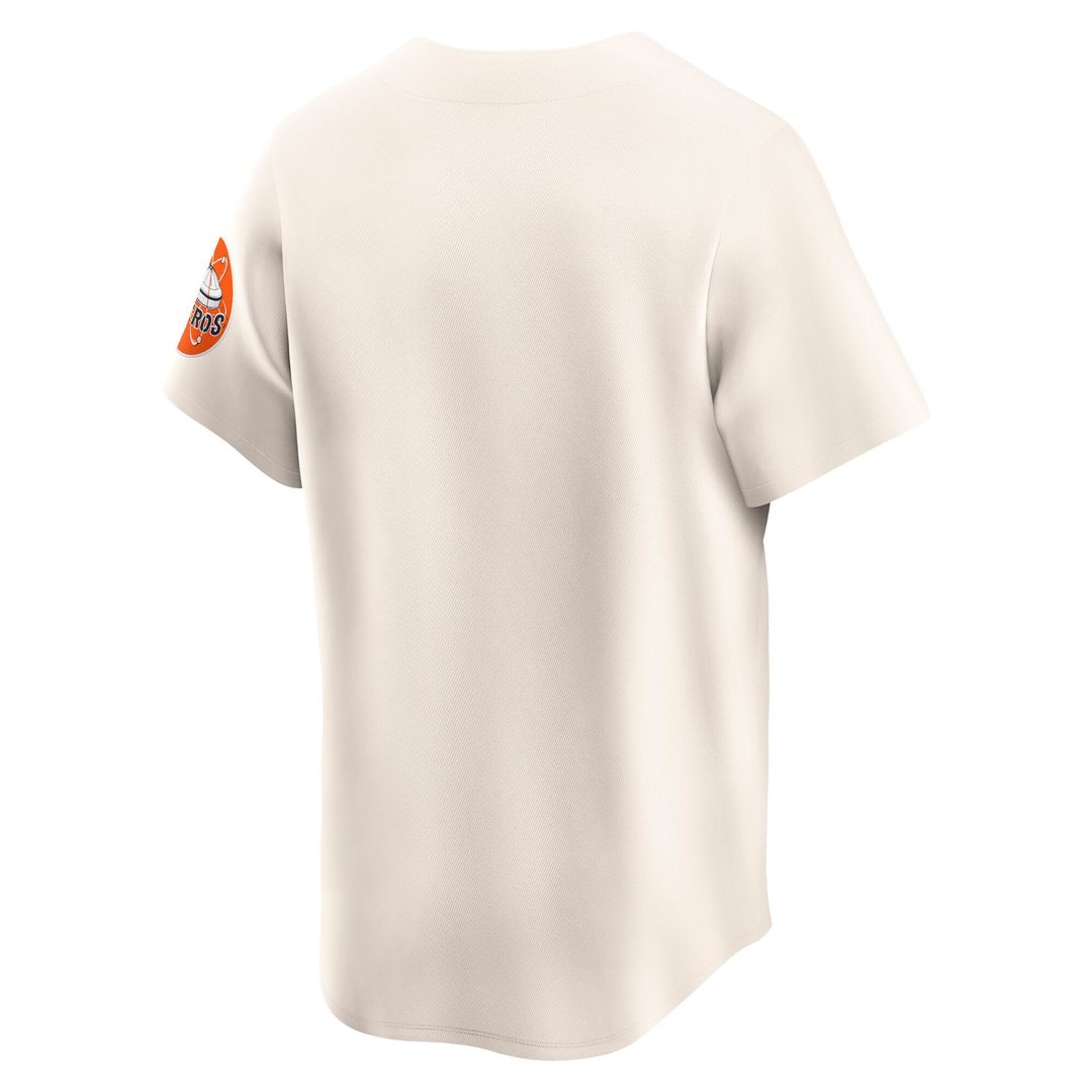 Men's Houston Astros Cream Cooperstown Collection Limited MLB Baseball Jersey - view 3