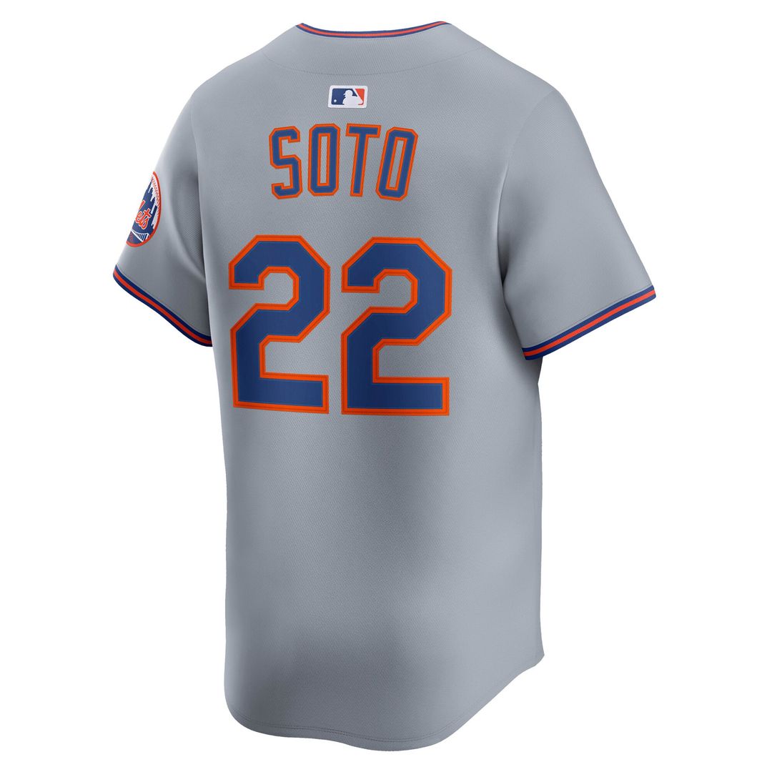 Men's New York Mets Juan Soto Gray Road Limited MLB Baseball Jersey - view 3