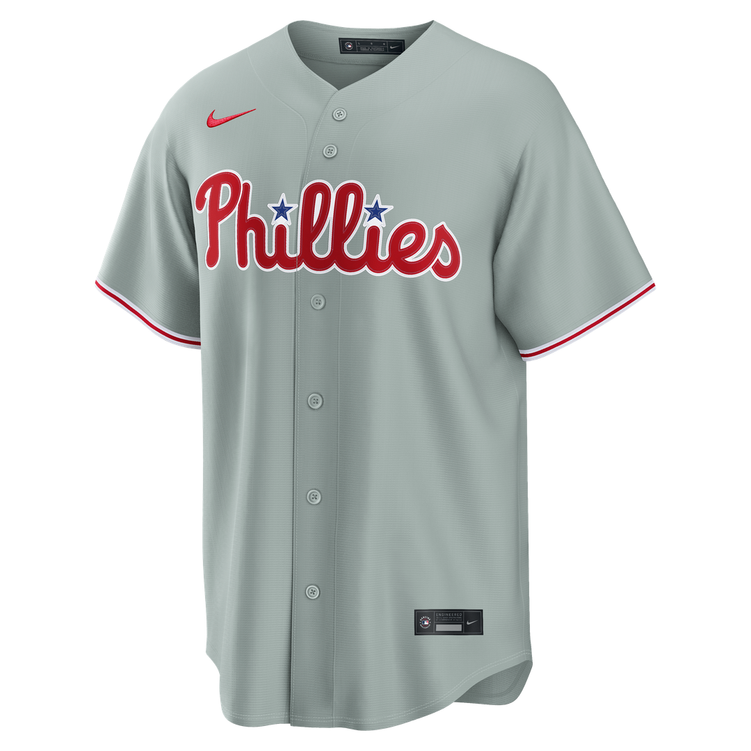 Men's Philadelphia Phillies Bryce Harper Gray Road Replica MLB Baseball Jersey - view 21
