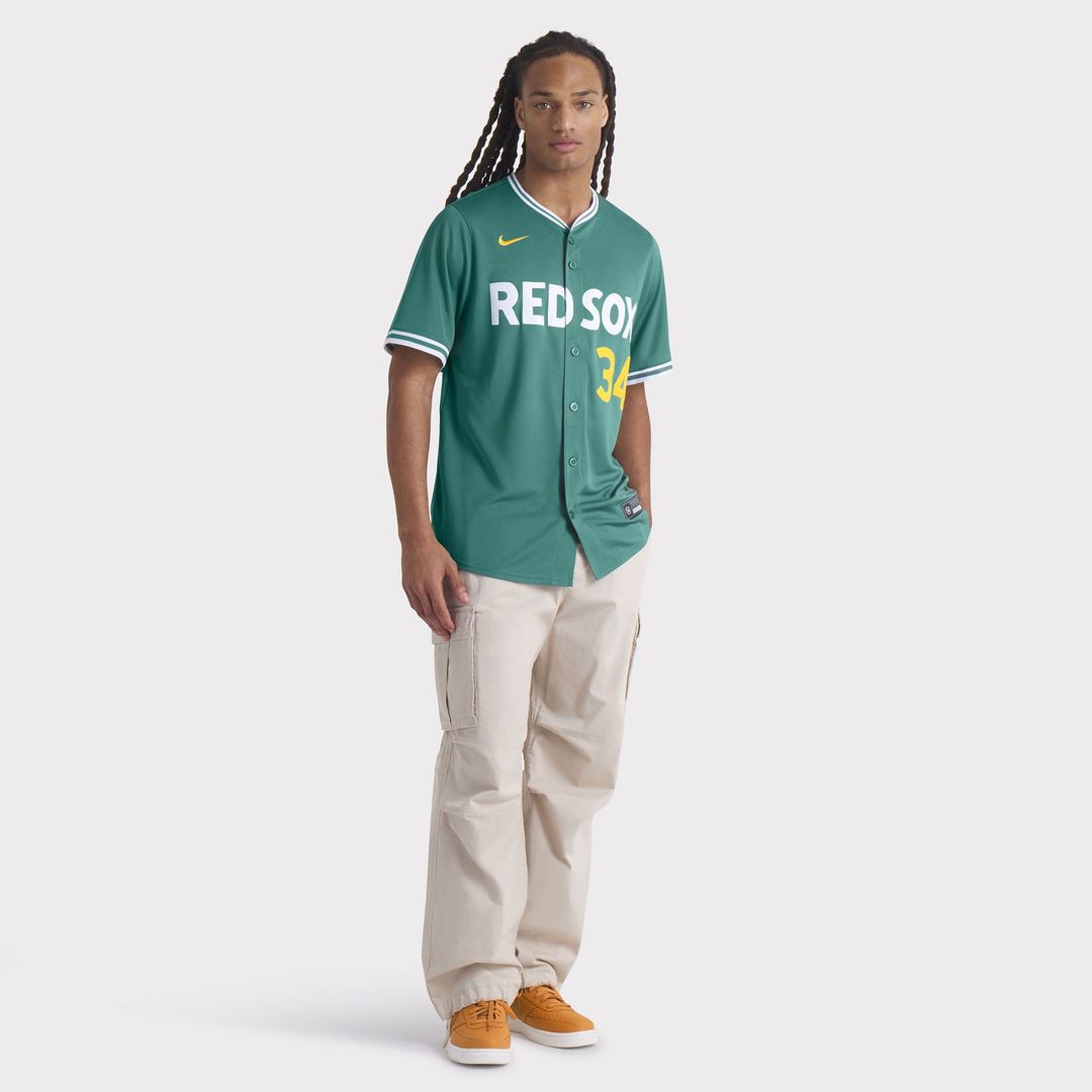 Men's Boston Red Sox David Ortiz Green 2025 City Connect Limited MLB Baseball Jersey - view 6