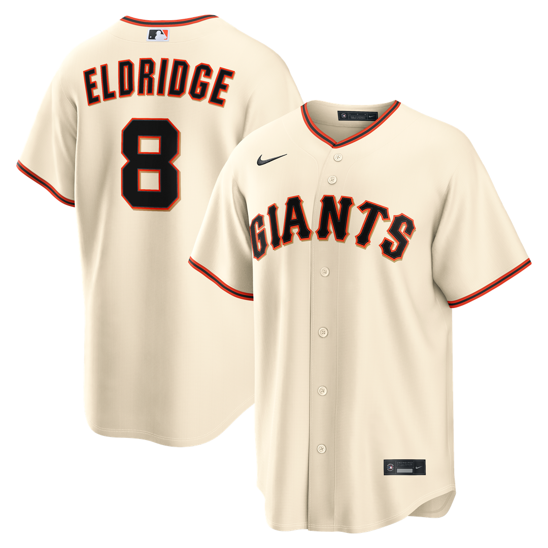 Men's San Francisco Giants Bryce Eldridge Cream Home Replica MLB Baseball Jersey - view 1