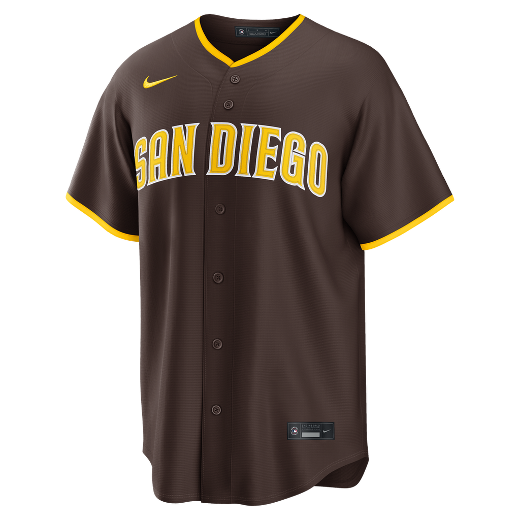 Men's San Diego Padres Fernando Tatis Jr. Sand Alternate Replica MLB Baseball Jersey - view 12