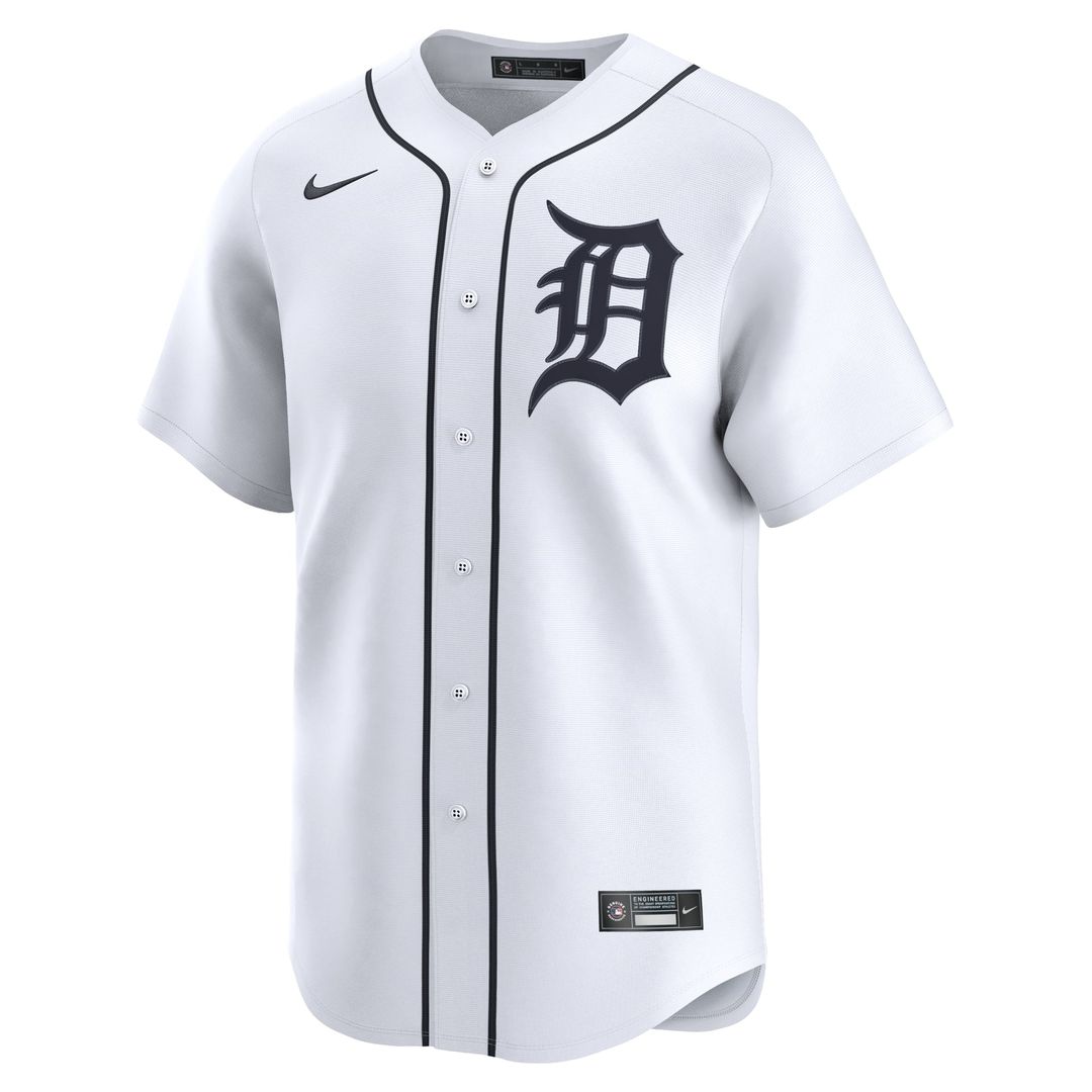 Men's Detroit Tigers Riley Greene White Home Limited MLB Baseball Jersey - view 2