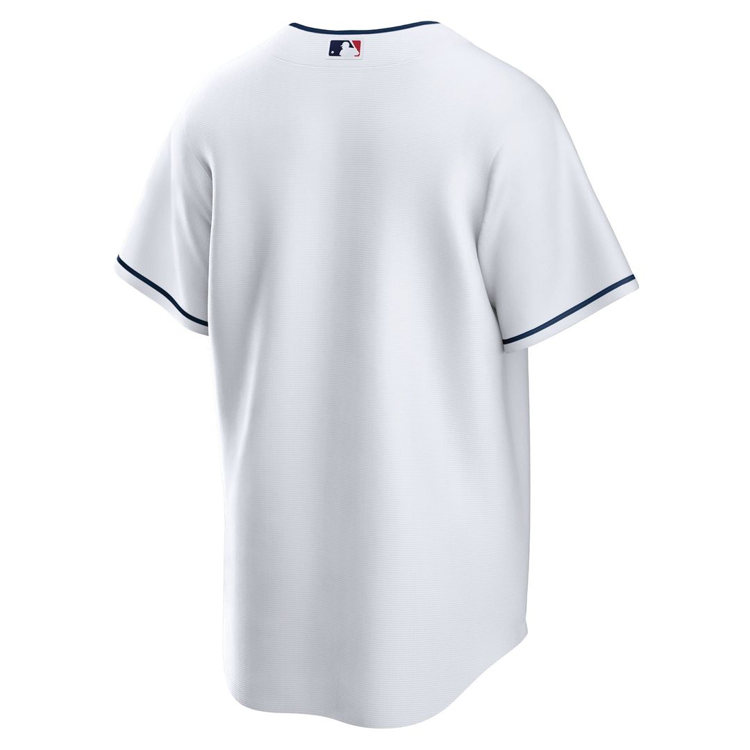 Men's Cleveland Guardians White Home Blank Replica MLB Baseball Jersey - view 3