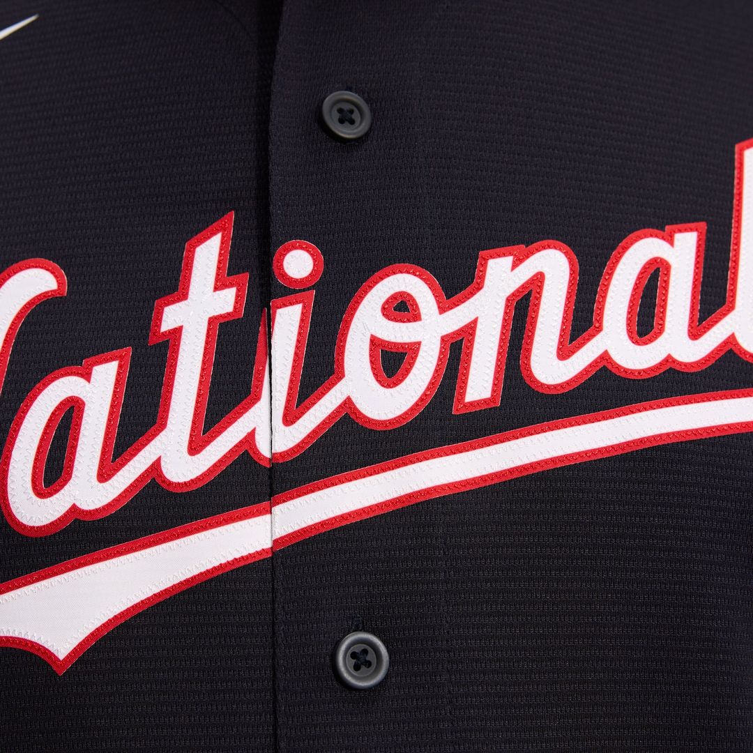 Men's Washington Nationals Dylan Crews Navy Alternate Replica MLB Baseball Jersey - view 26