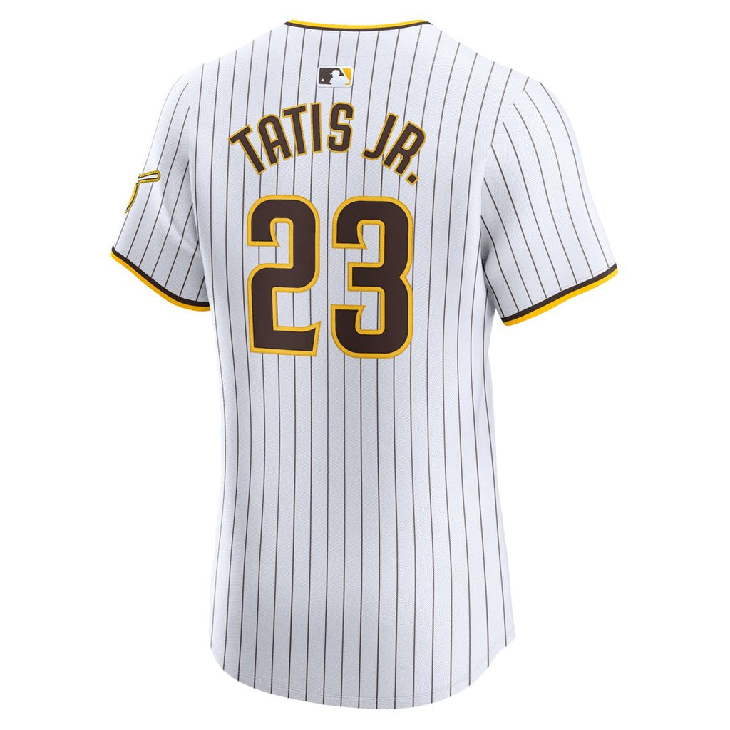 Men's San Diego Padres Fernando Tatis Jr. White Home Elite MLB Baseball Jersey - view 3