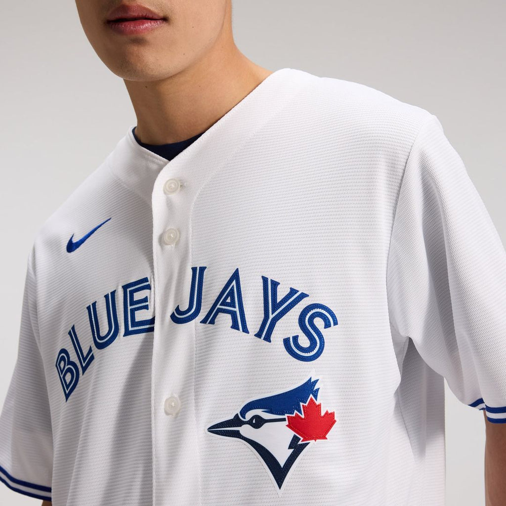 Men's Toronto Blue Jays Trey Yesavage White Home Replica MLB Baseball Jersey - view 9